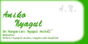 aniko nyagul business card
